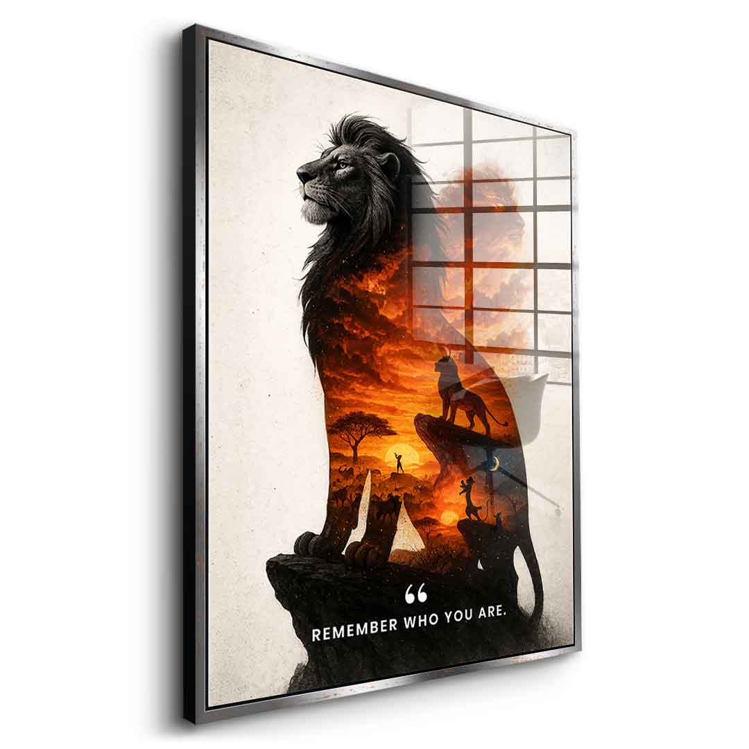 Remember who You are - Acrylglas