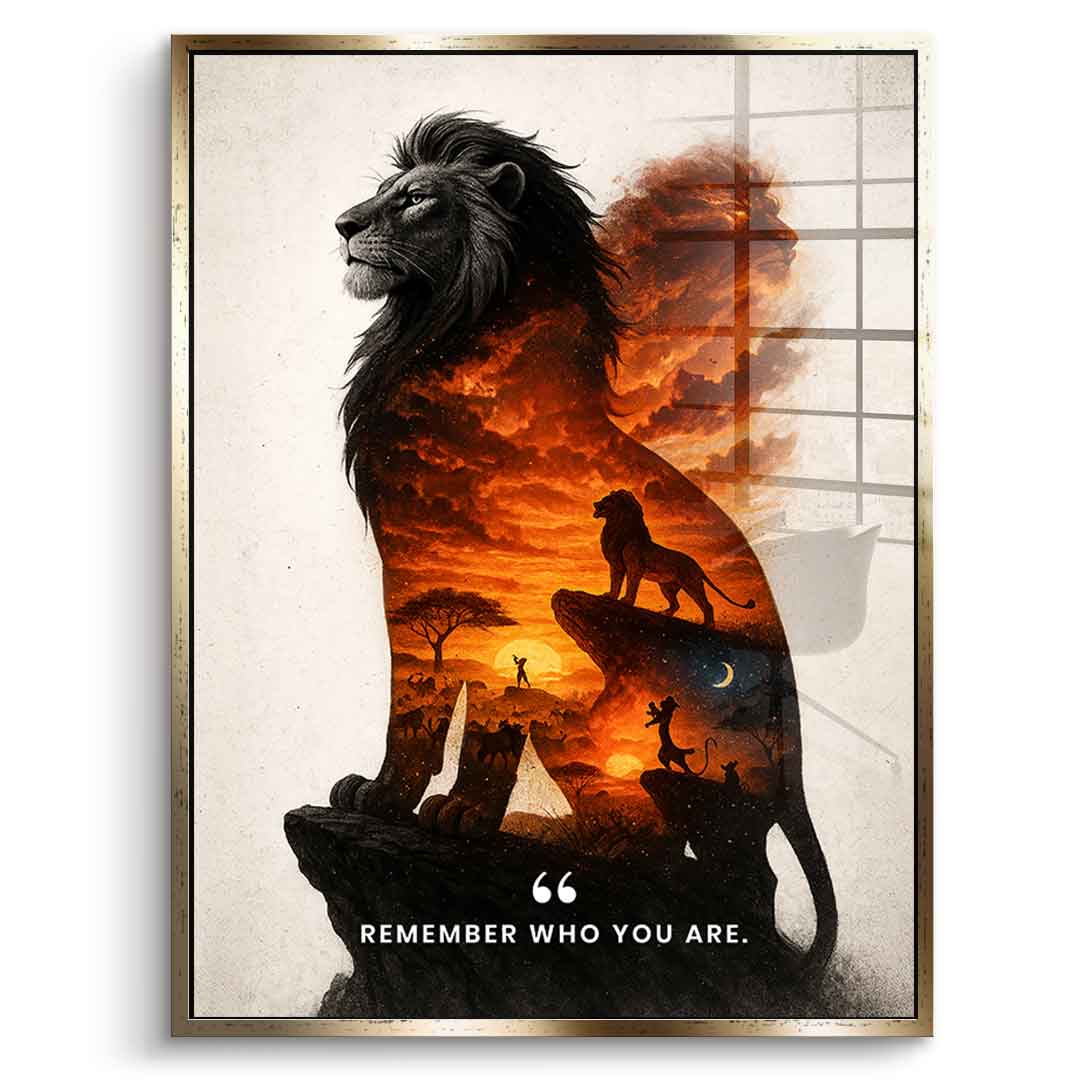 Remember who You are - Acrylglas