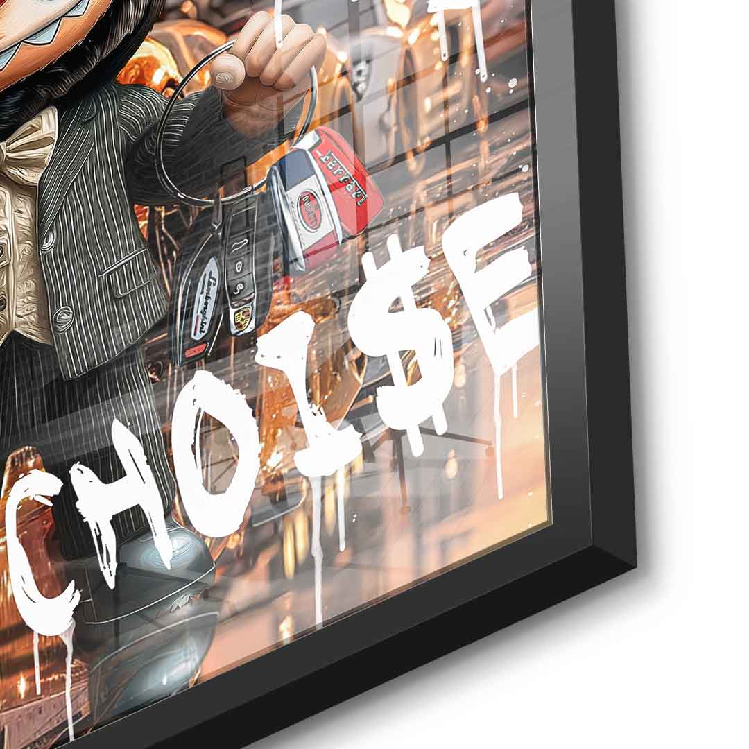 Rich Labubu - acrylic glass