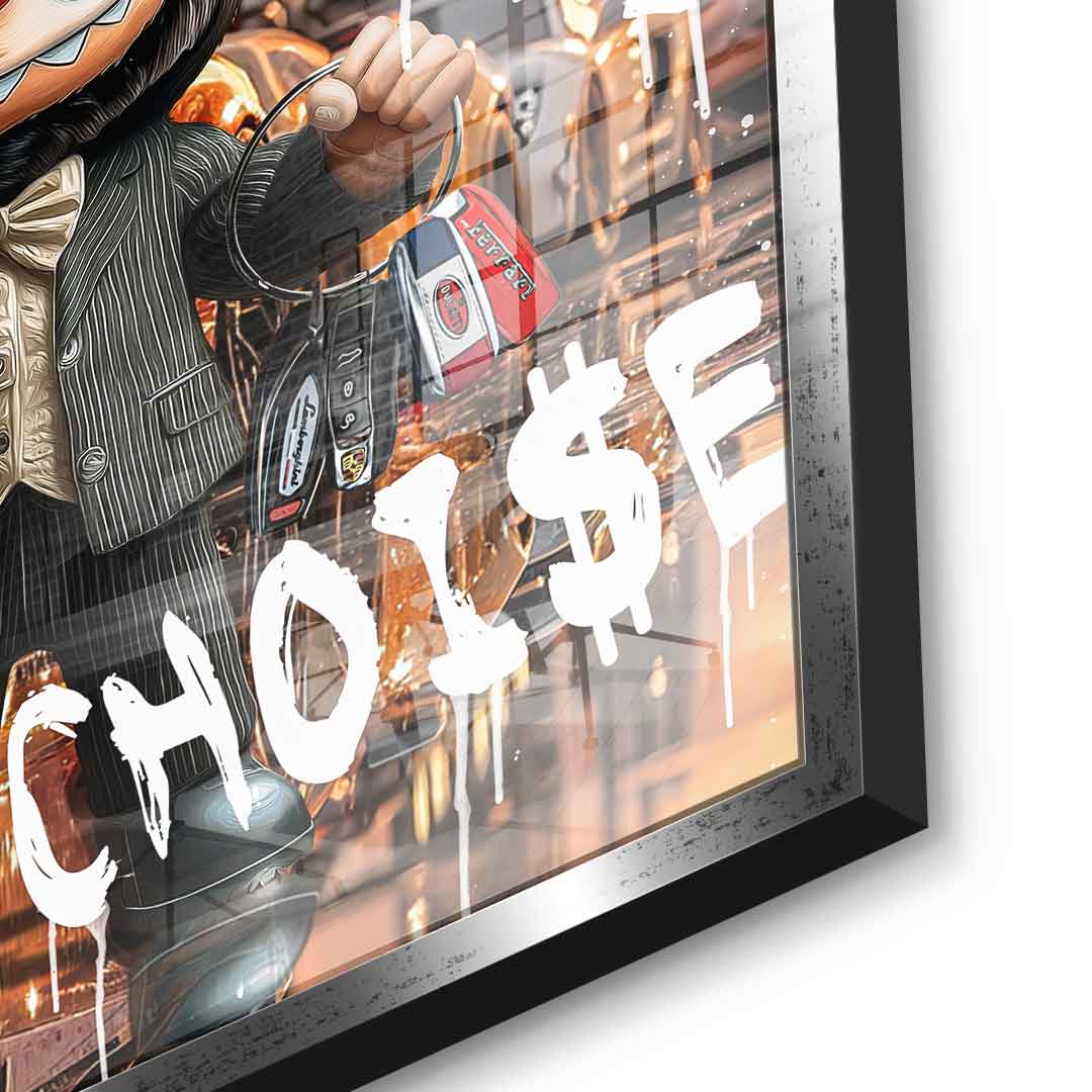 Rich Labubu - acrylic glass