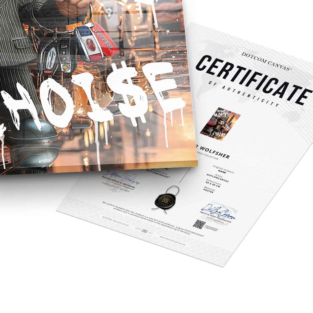 Rich Labubu - acrylic glass