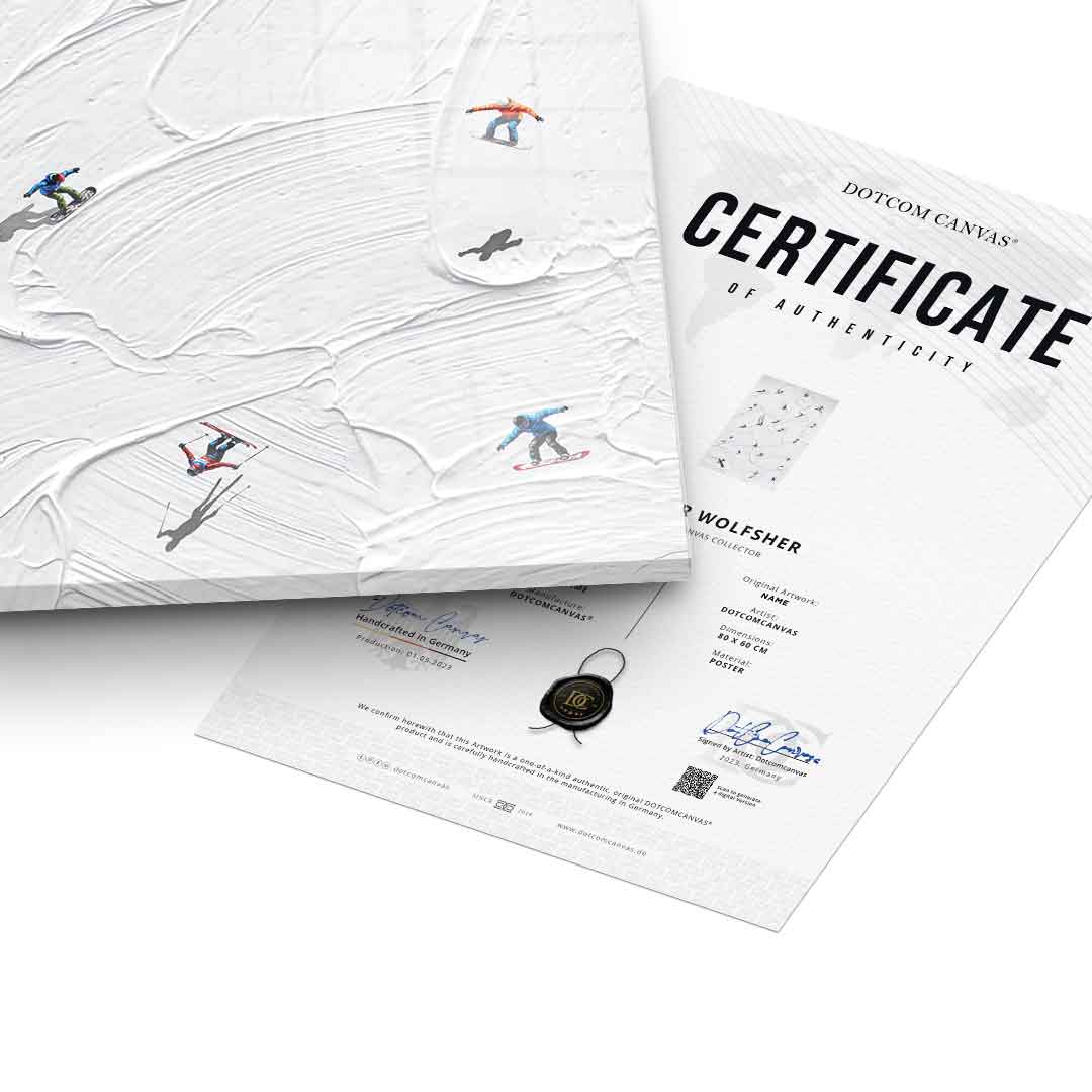 Skis or snowboard - Acrylglas