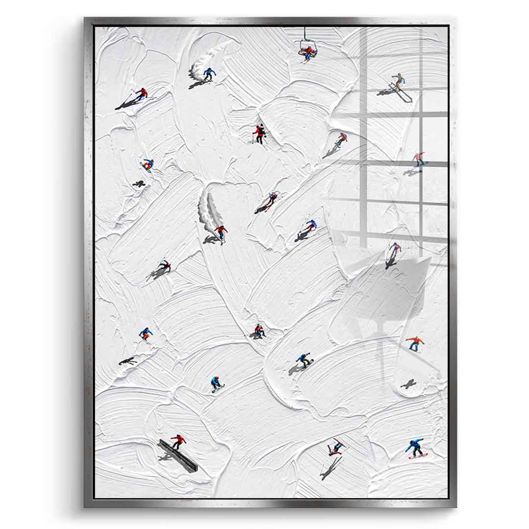 Skis or snowboard - Acrylglas