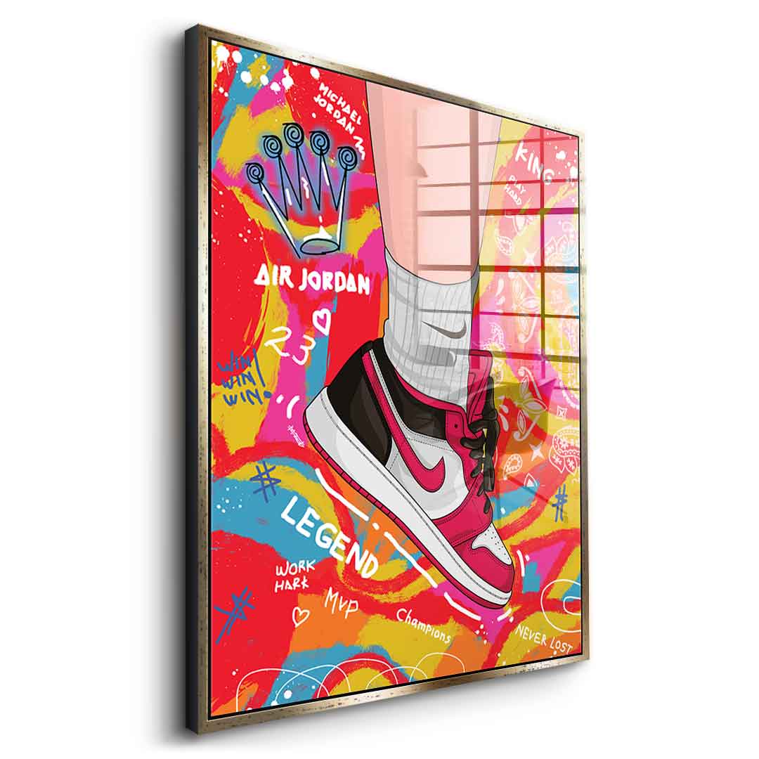 Sneakers Pop Art - Acrylglas