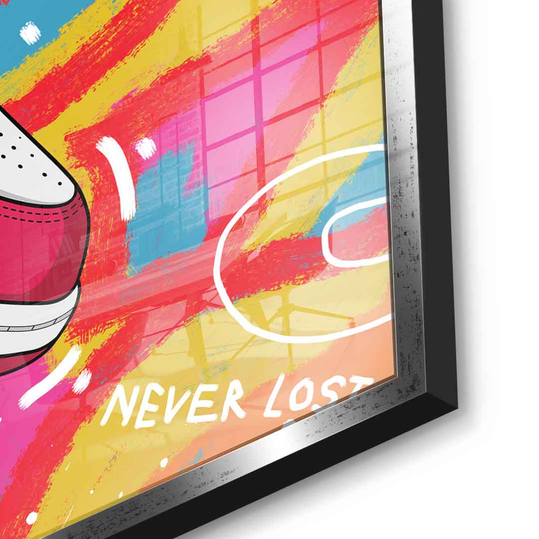 Sneakers Pop Art - Acrylglas