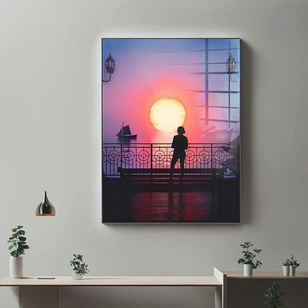 A Peaceful Sunset - Acrylglas