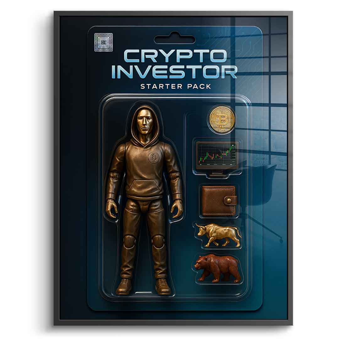 Starter Pack CRYPTO INVESTOR - acrylic glass