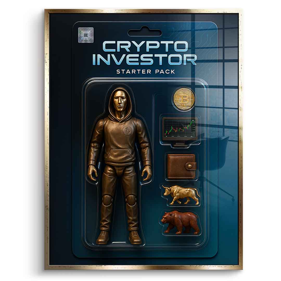 Starter Pack CRYPTO INVESTOR - acrylic glass