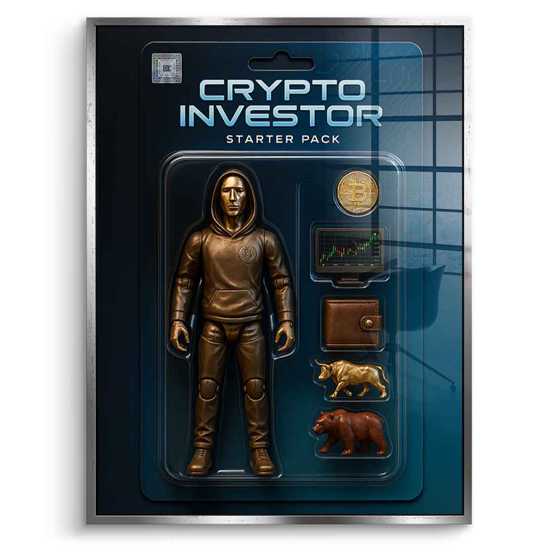 Starter Pack CRYPTO INVESTOR - acrylic glass