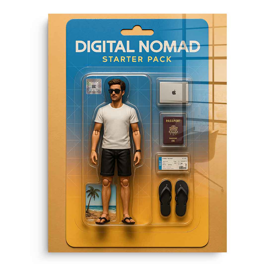 Starter Pack DIGITAL NOMAD - acrylic glass