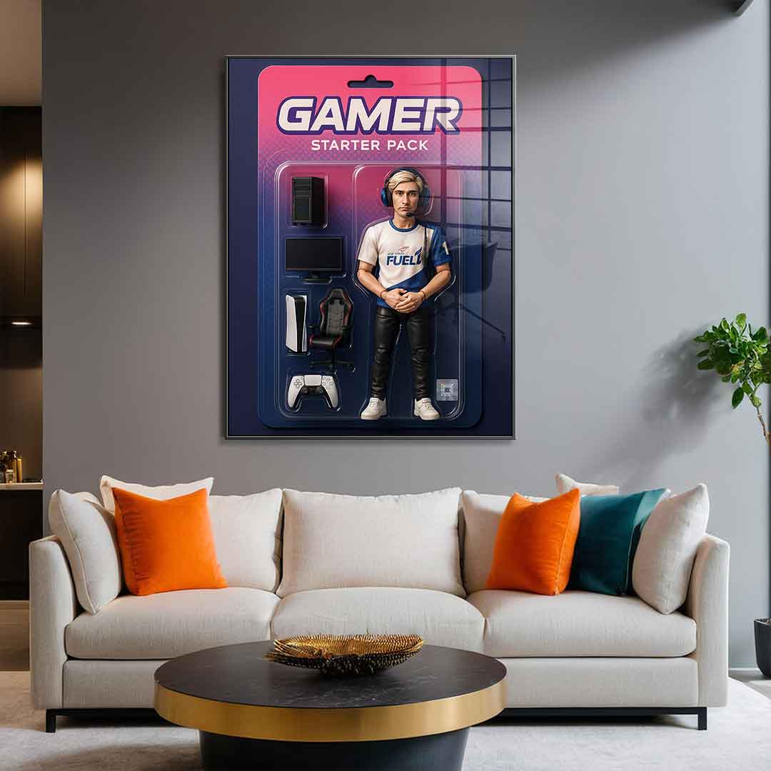 Starter Pack GAMER - acrylic glass