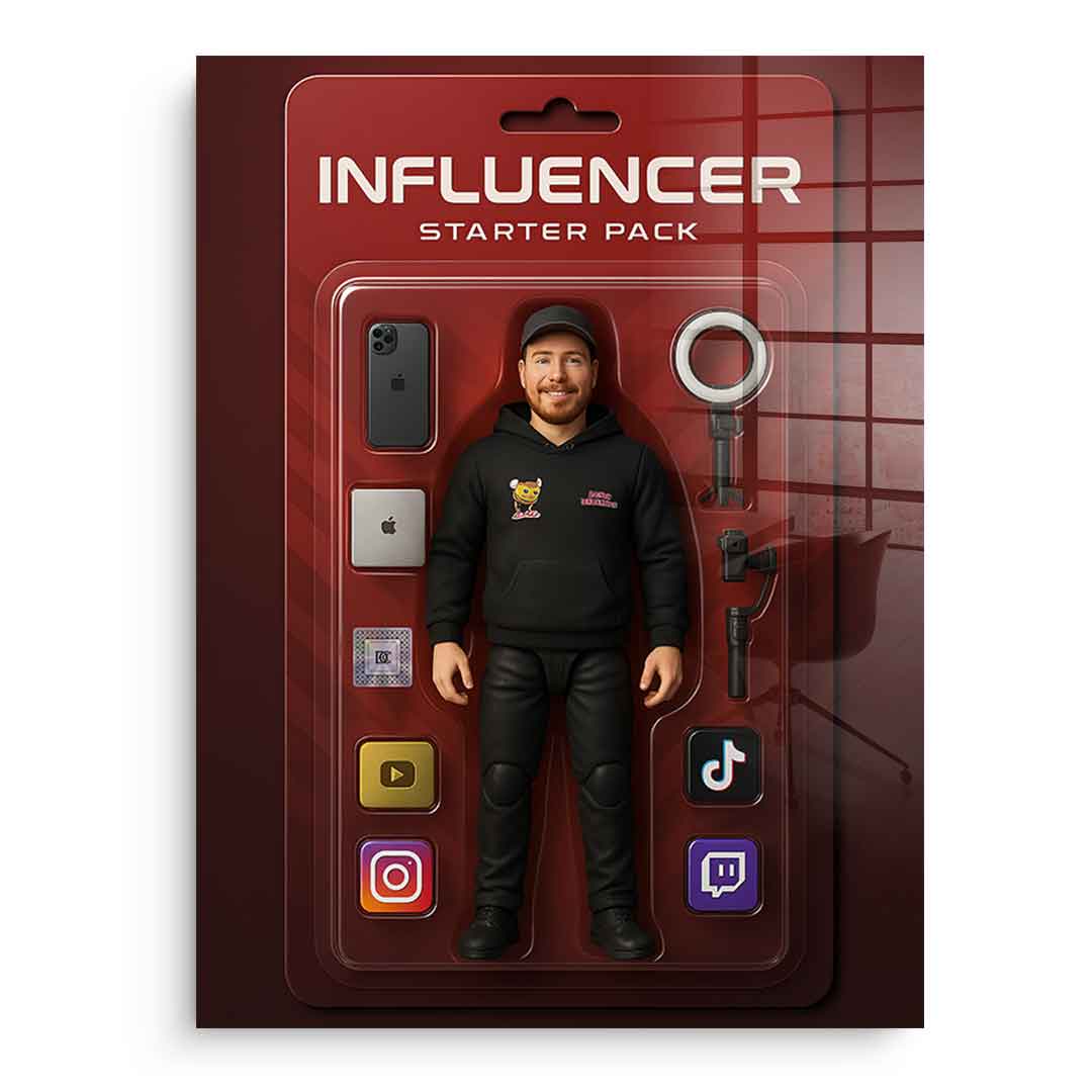 Starter Pack INFLUENCER - acrylic glass