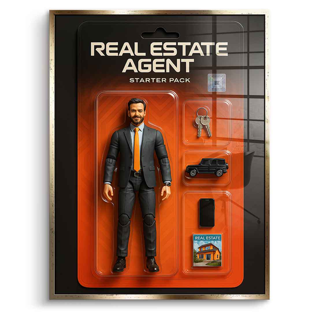Starter Pack REAL ESTATE AGENT - acrylic glass