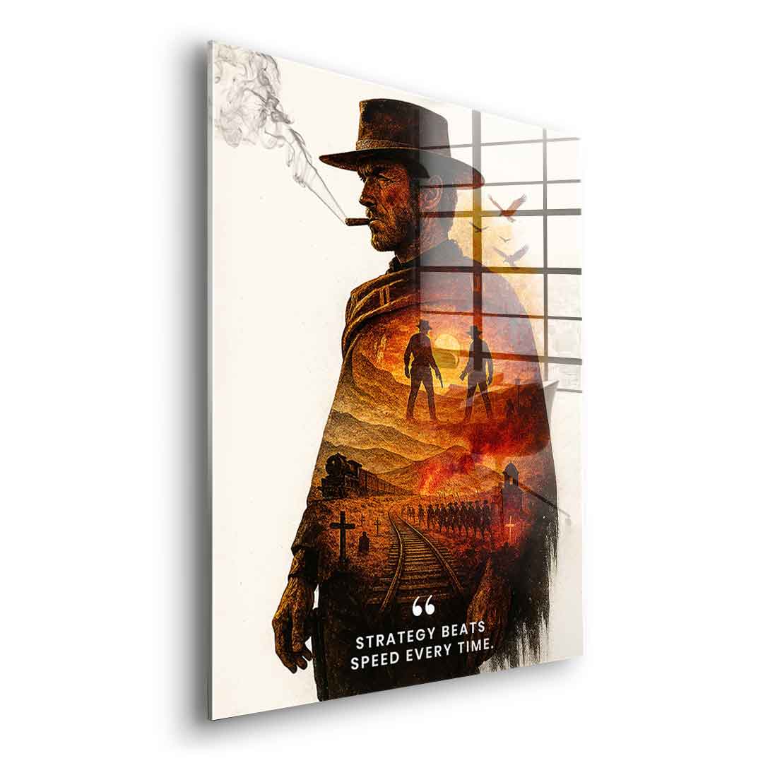 Strategy Beats Speed ​​- acrylic glass