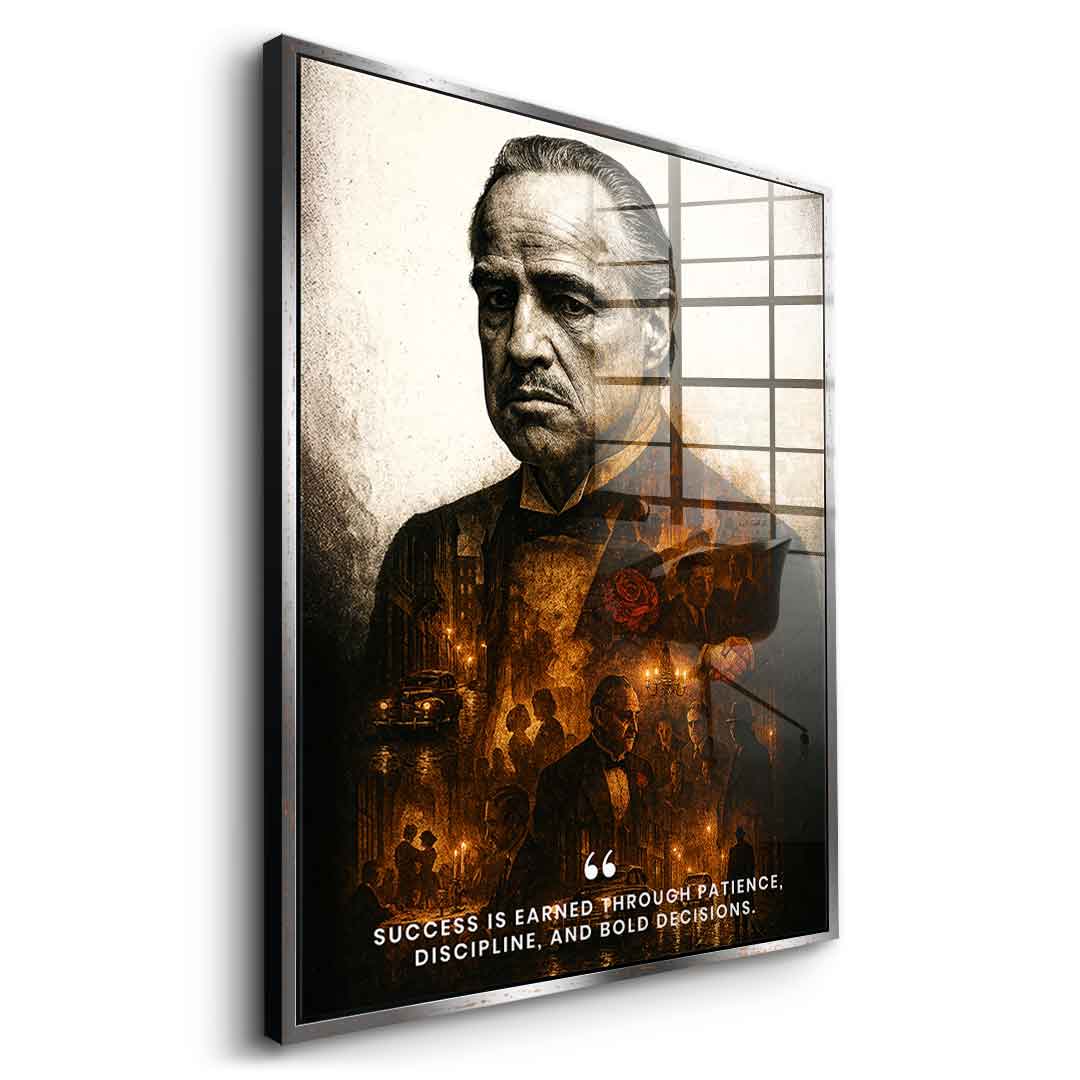 Success is Earned - acrylic glass