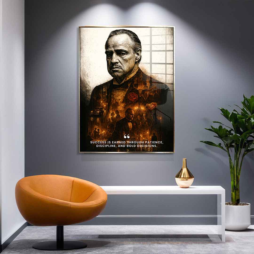 Success is Earned - acrylic glass