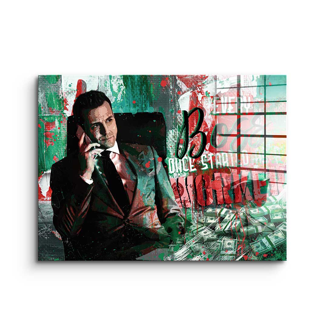 Every boss once started as a worker - Acrylglas