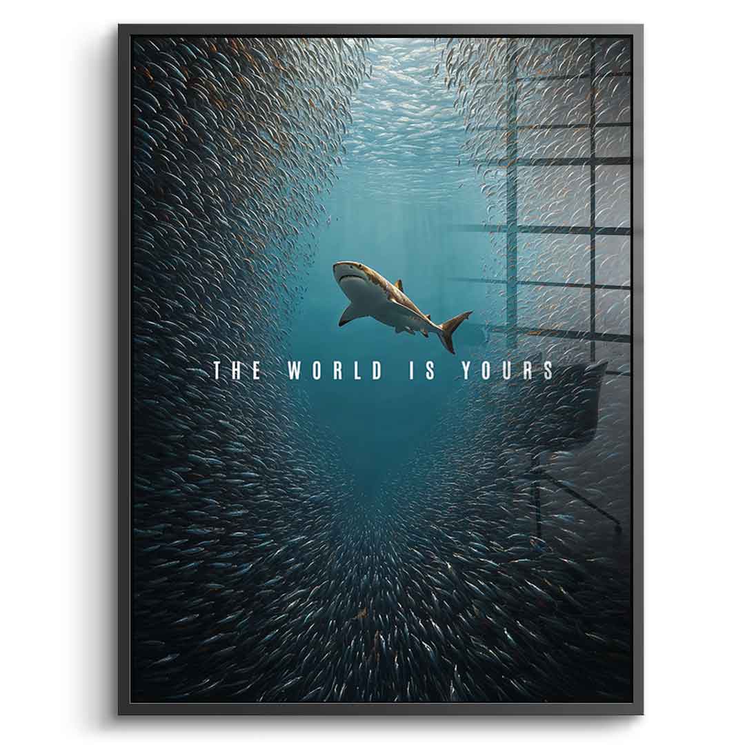 THE WORLD IS YOURS - Acrylglas