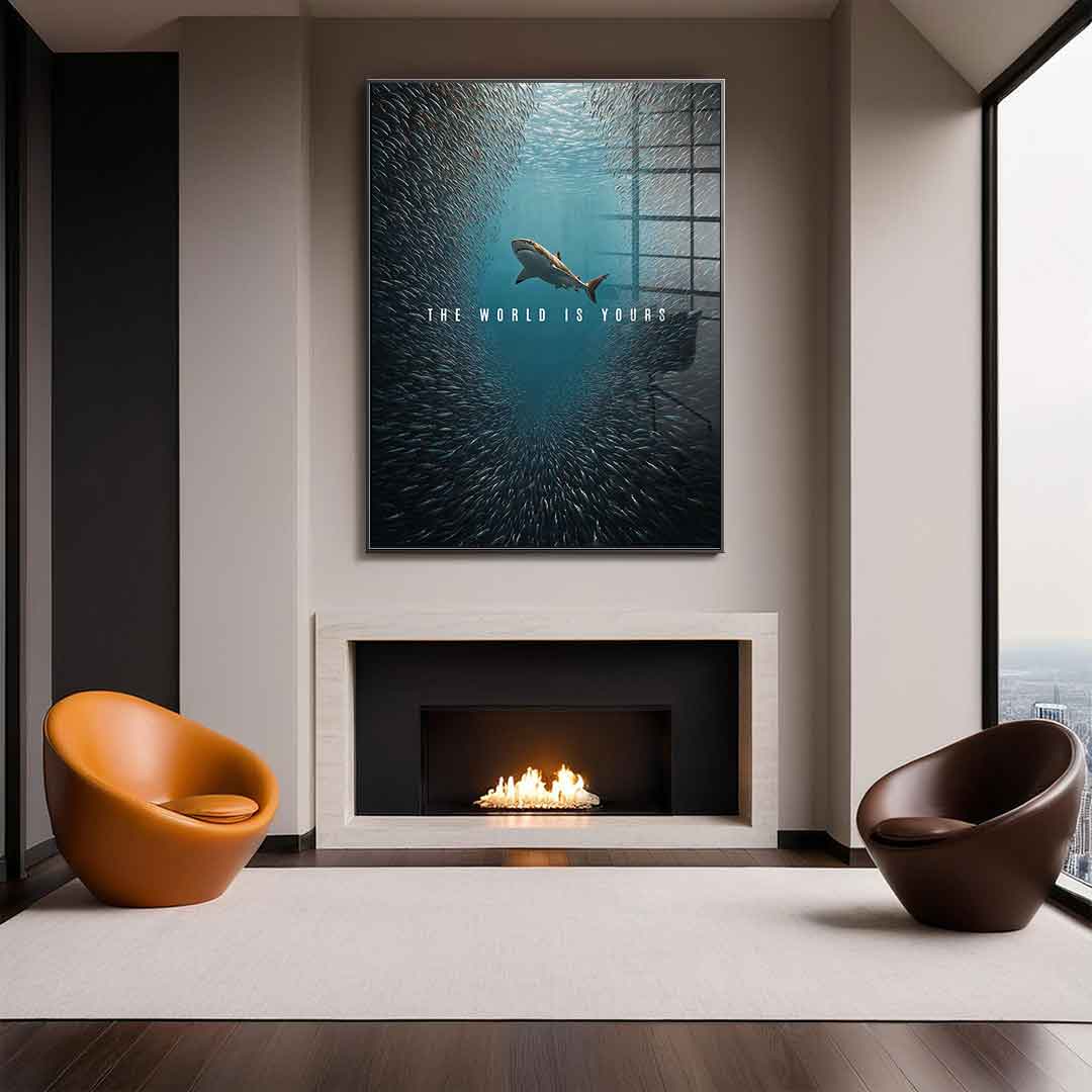 THE WORLD IS YOURS - Acrylglas