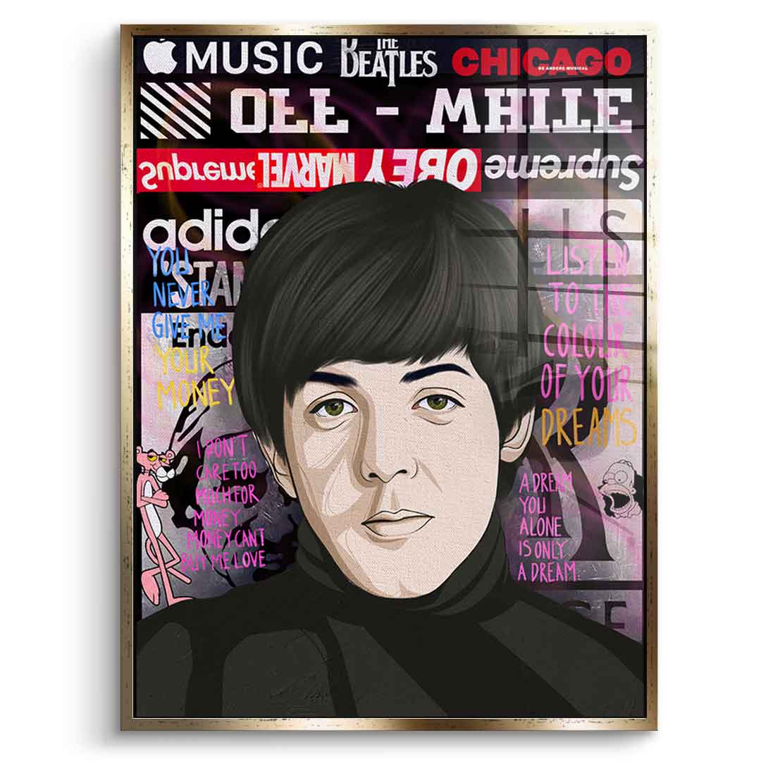 The Beatles - acrylic glass