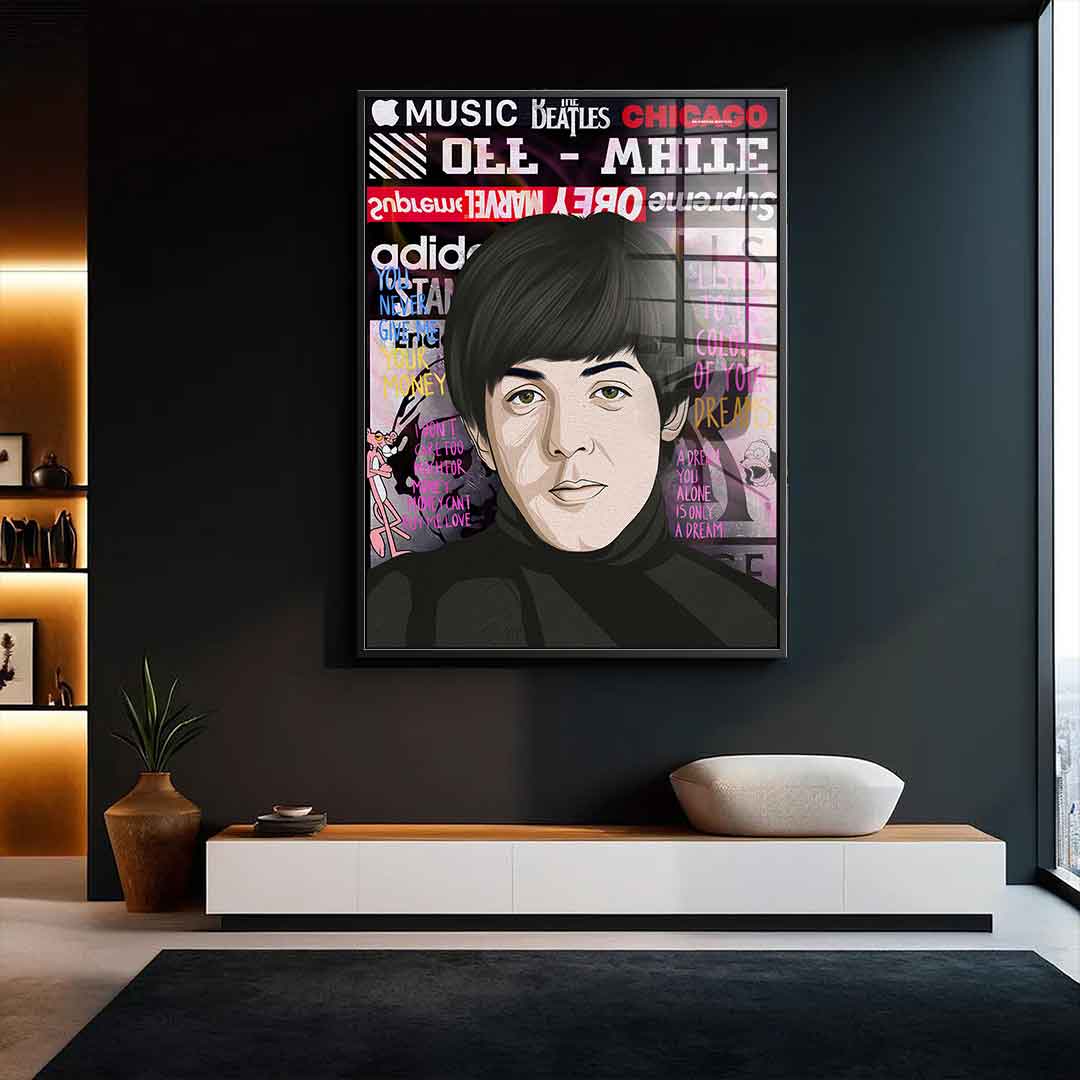 The Beatles - Acrylglas