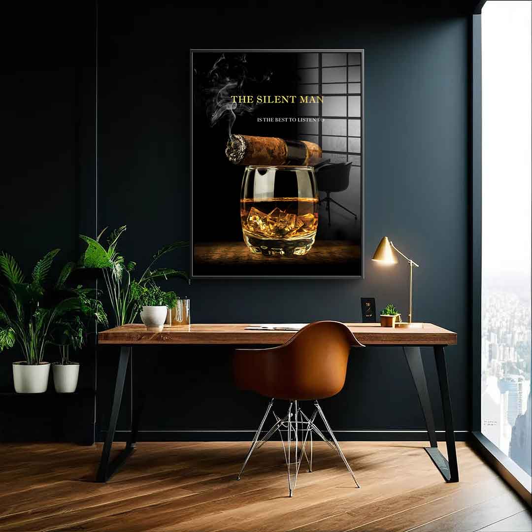 The Silent Man - Acrylglas