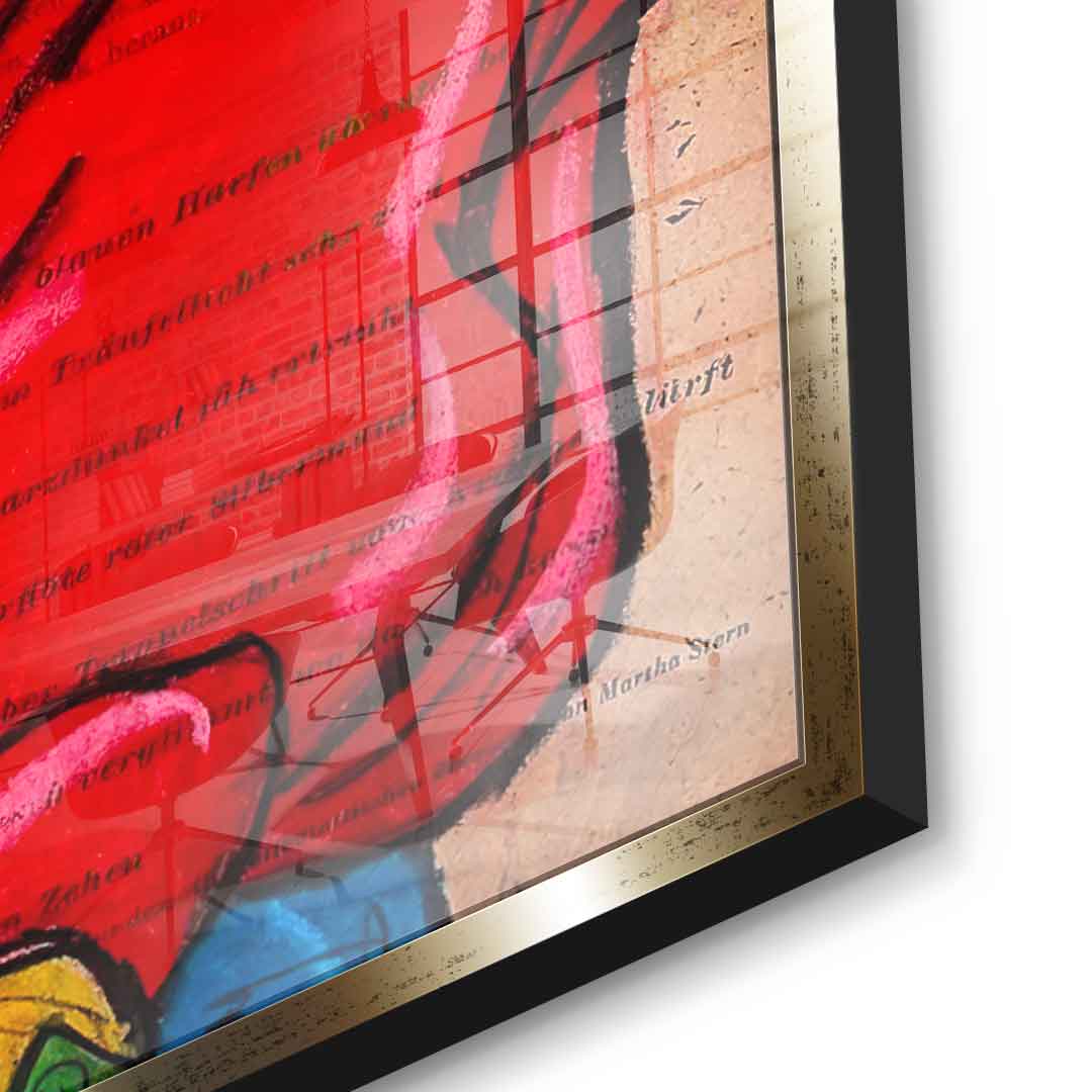 Thinking Beagle Boy - Acrylglas