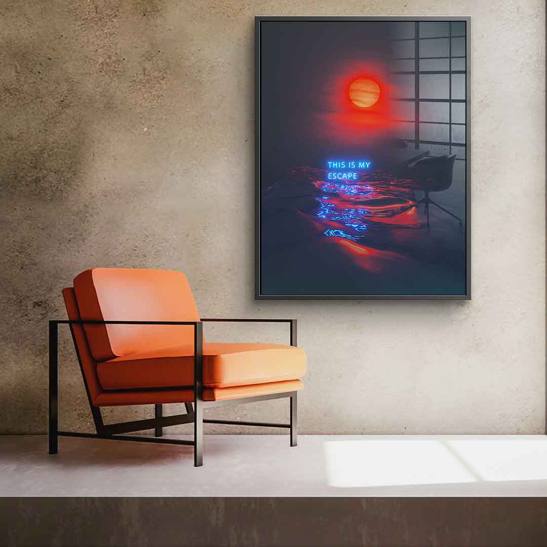 This is my escape - Acrylglas