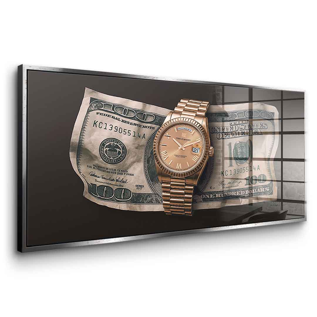 Time is Money - acrylic glass