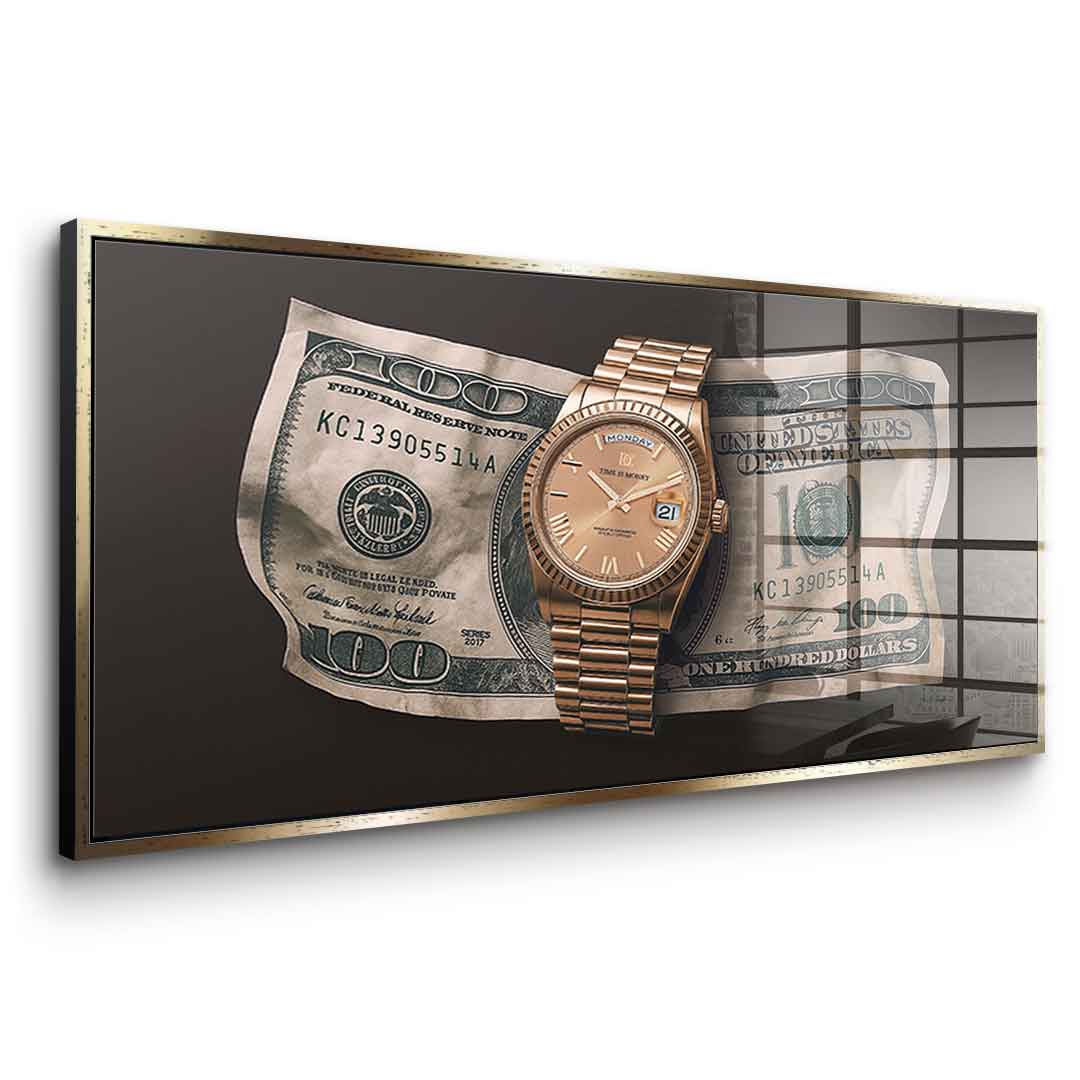 Time is Money - acrylic glass