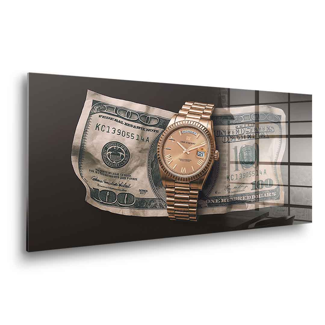 Time is Money - acrylic glass