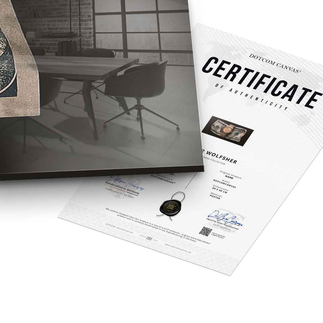 Time is Money - acrylic glass