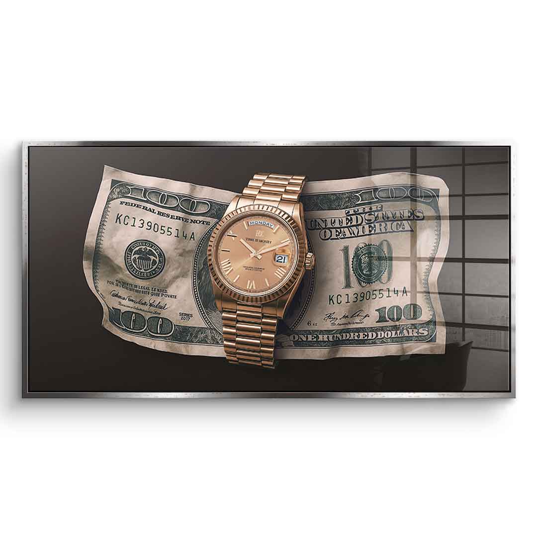 Time is Money - acrylic glass