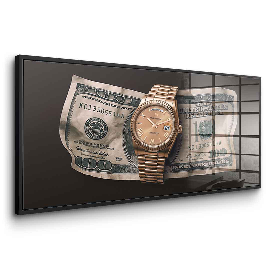 Time is Money - acrylic glass