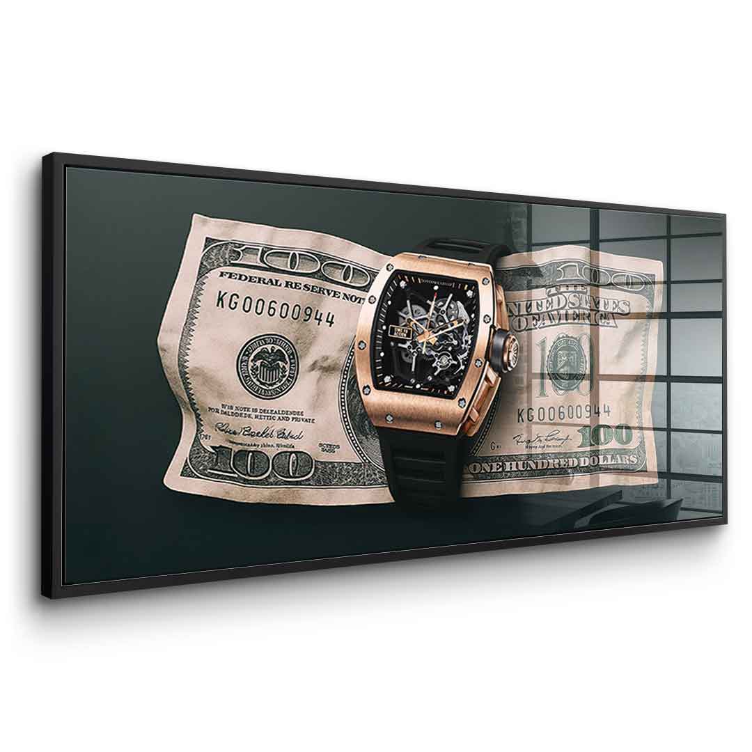 Time to Action - acrylic glass