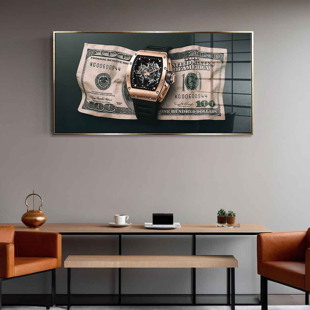 Time to Action - acrylic glass