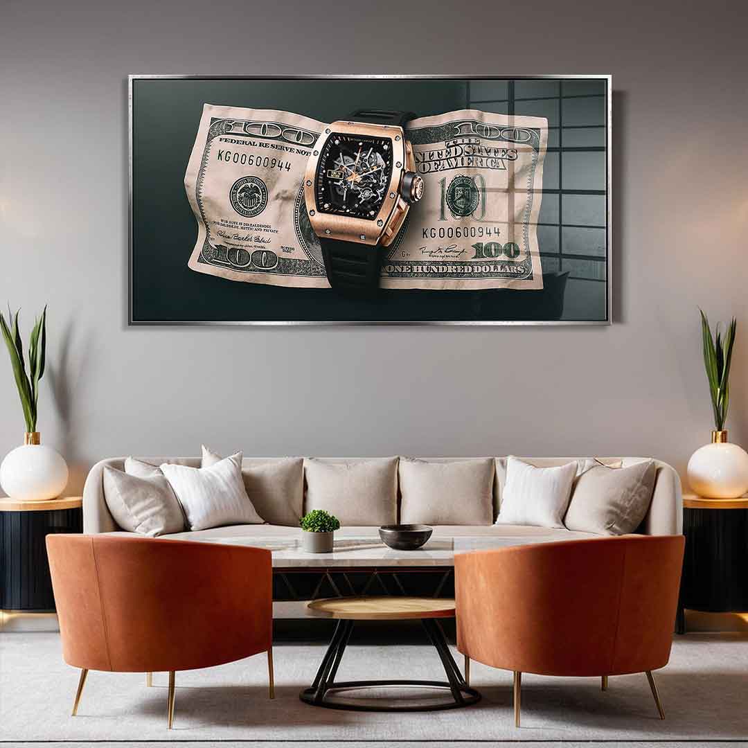 Time to Action - acrylic glass