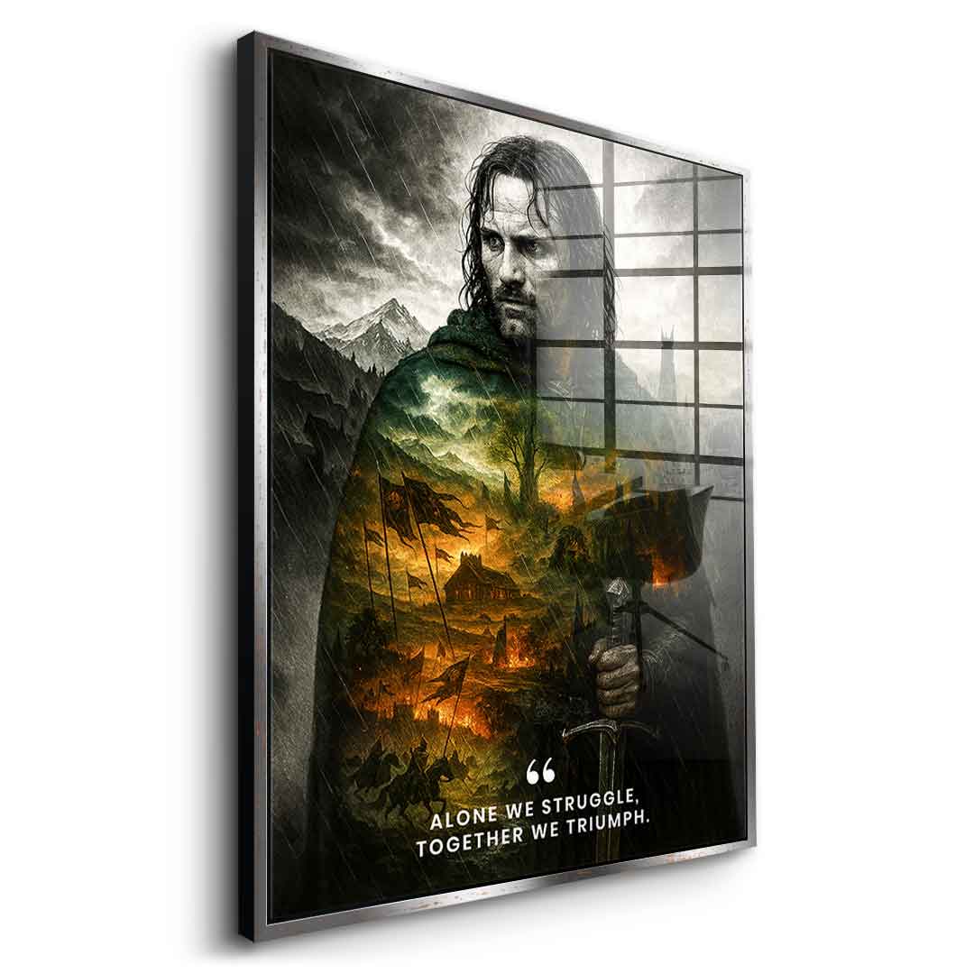 Together We Triumph - acrylic glass