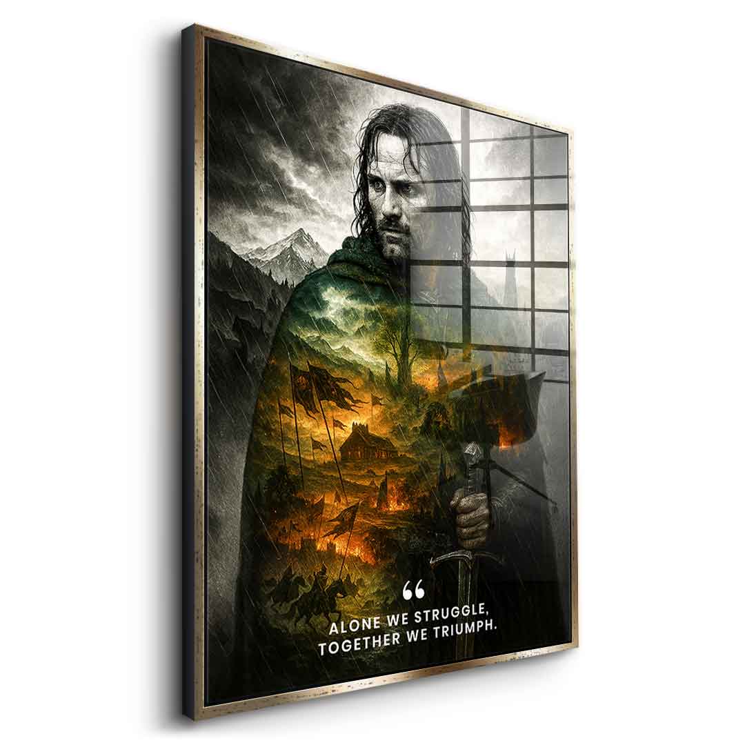 Together We Triumph - acrylic glass