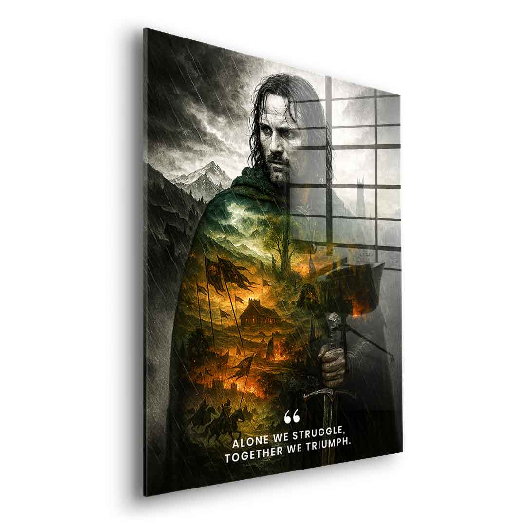 Together We Triumph - acrylic glass