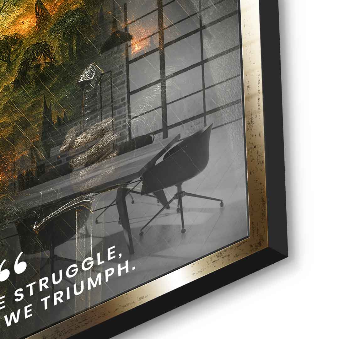 Together We Triumph - acrylic glass