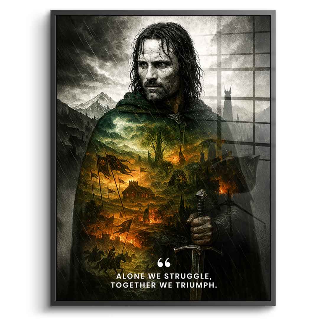 Together We Triumph - acrylic glass