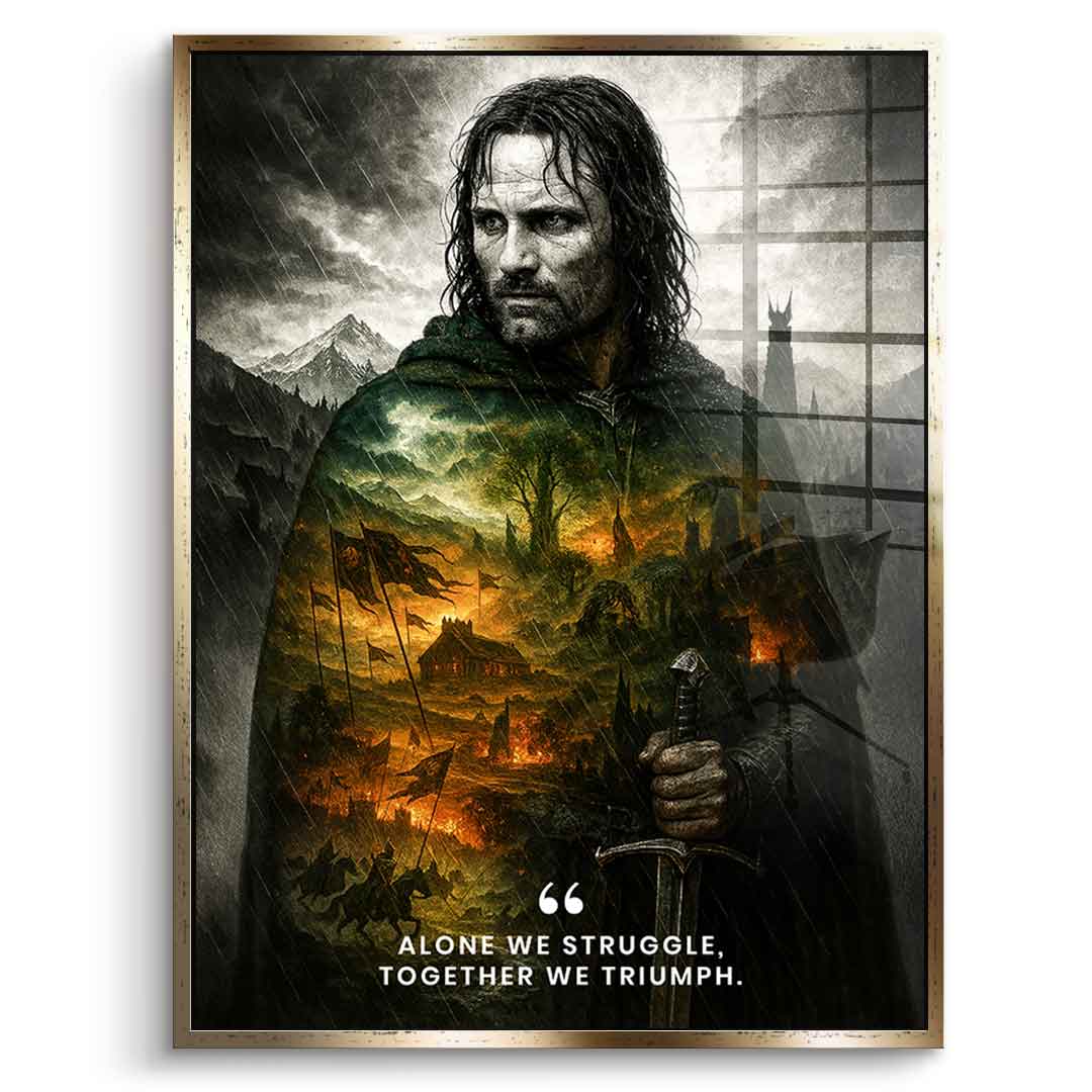 Together We Triumph - acrylic glass