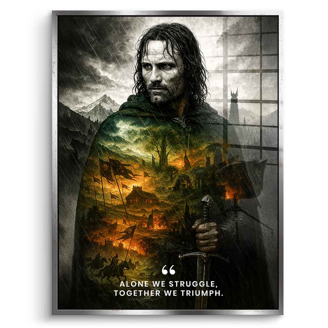 Together We Triumph - acrylic glass