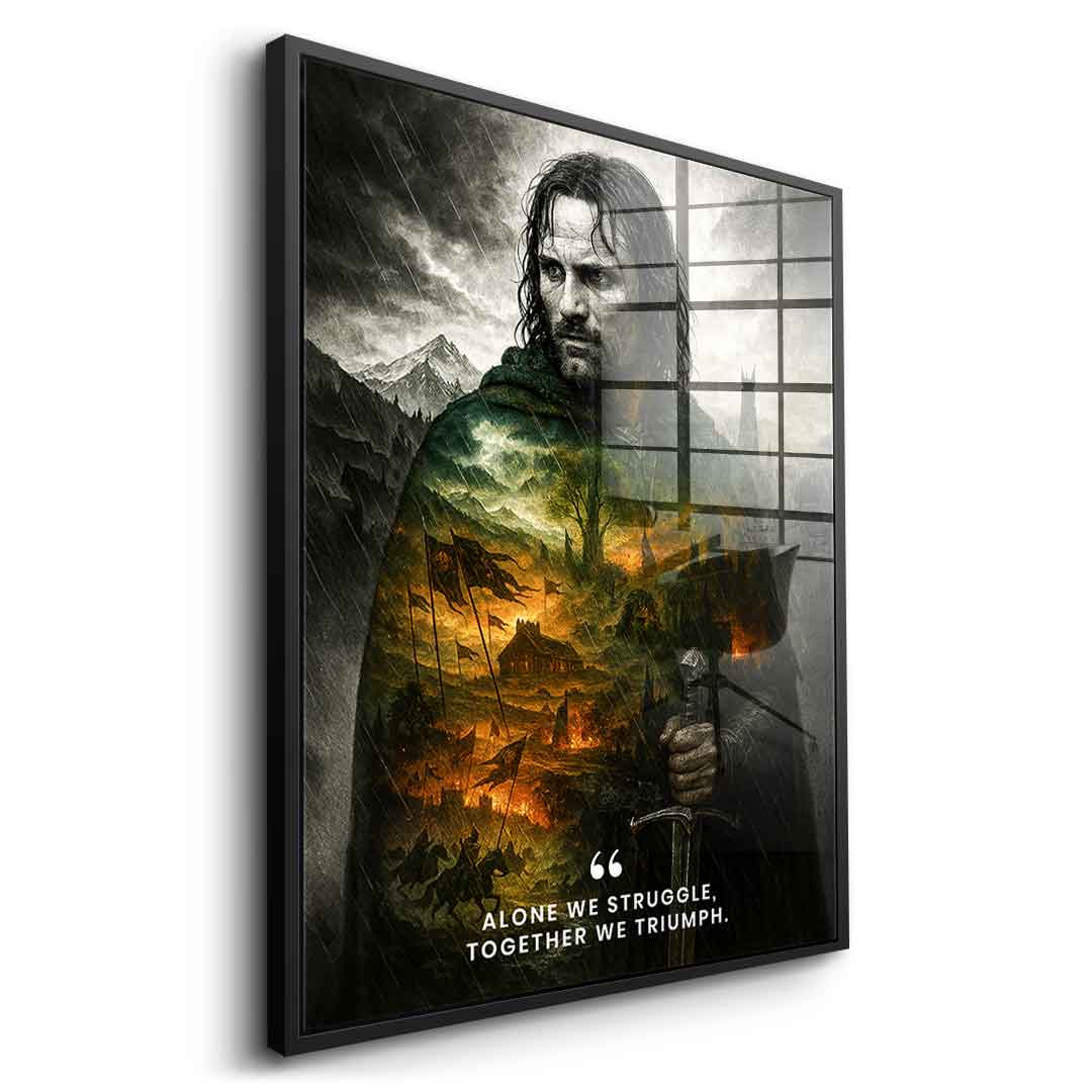 Together We Triumph - acrylic glass