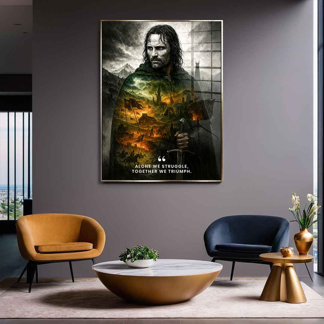 Together We Triumph - acrylic glass