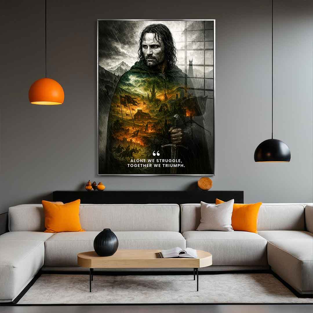 Together We Triumph - acrylic glass