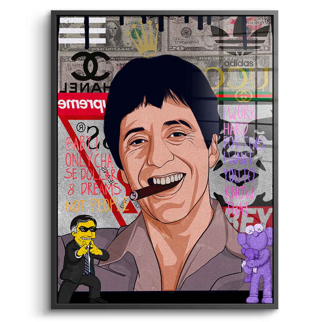 Tony Montana - Acrylglas