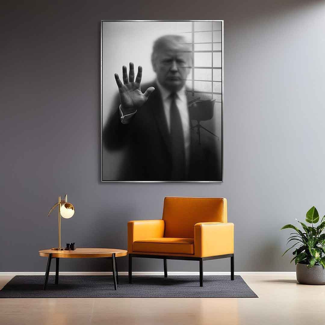 Trump's Silhouette - acrylic glass