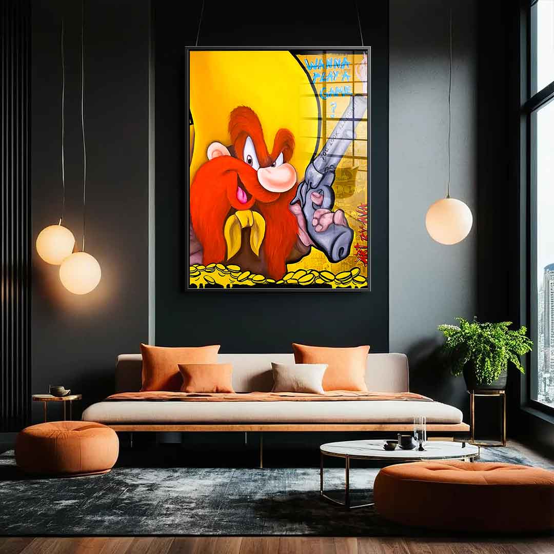 Wanna Play A Game - Acrylglas